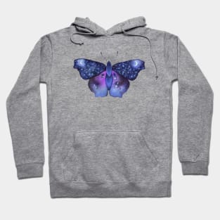 Night sky butterfly Hoodie